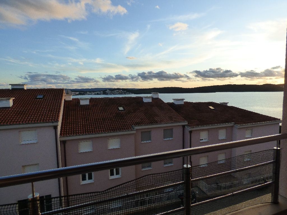 Vista mare dal balcone dell'immobile A1493 - appartamento sull'isola di Ciovo, Dalmazia.