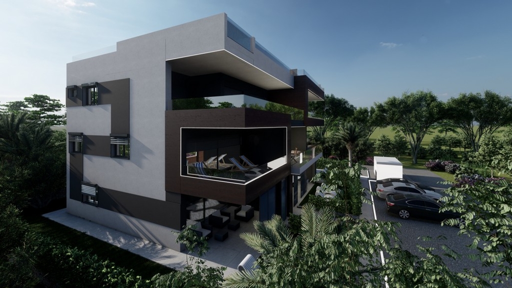 Lussuosi appartamenti di nuova costruzione con vista mare, regione di Zadar.