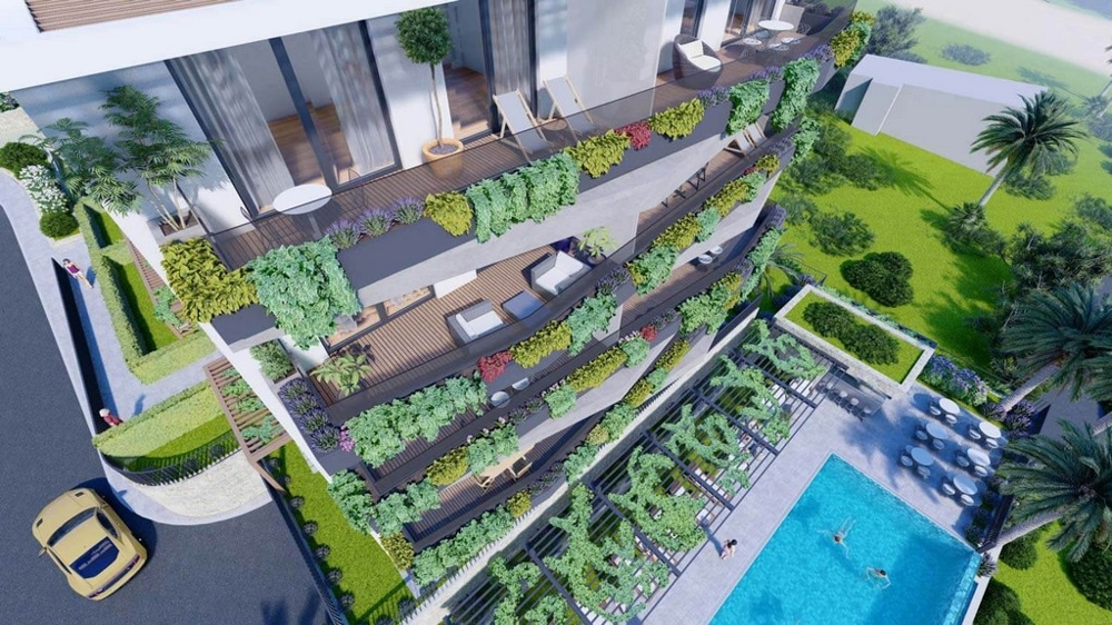 Appartamenti con piscina e parco giochi