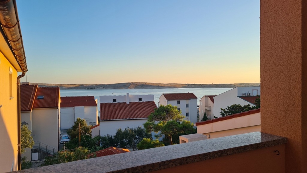 Vista mare dalla terrazza dell'immobile A3004 in Croazia - Panorama Scouting.