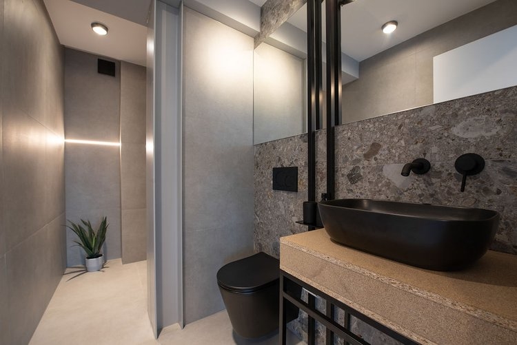 Bagno moderno.