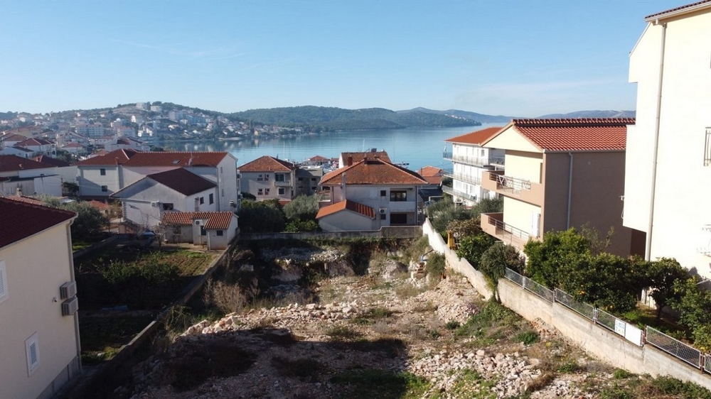 Vista mare sulla baia di Trogir da Okrug Gornji