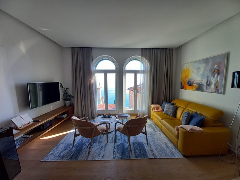 Soggiorno dell'immobile con vista mare in Croazia - ID: A3300.
