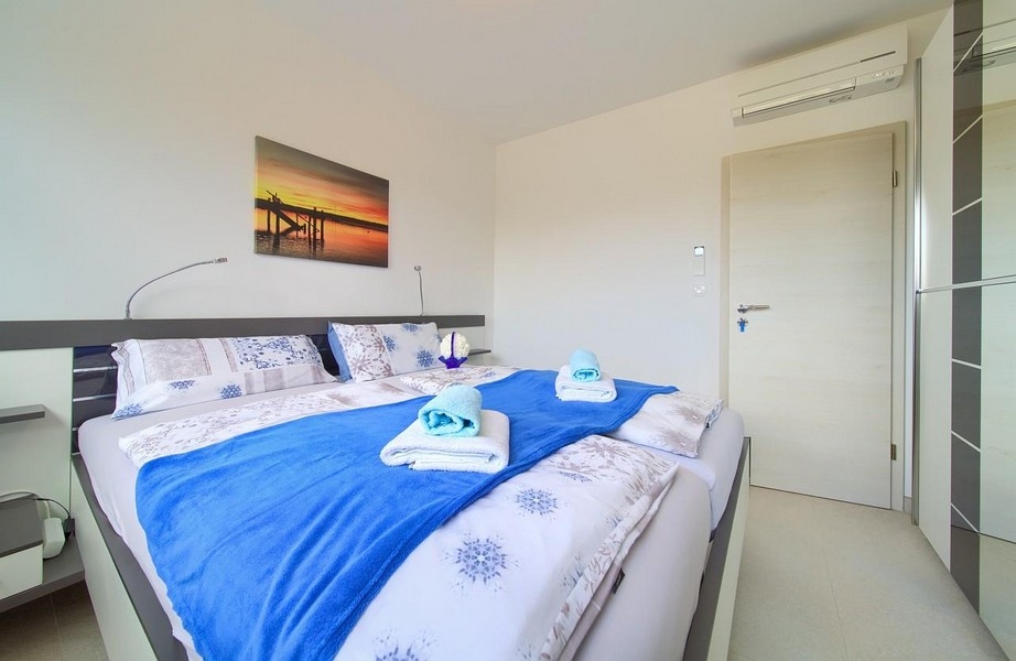 Camera da letto climatizzata dell'appartamento A3444.