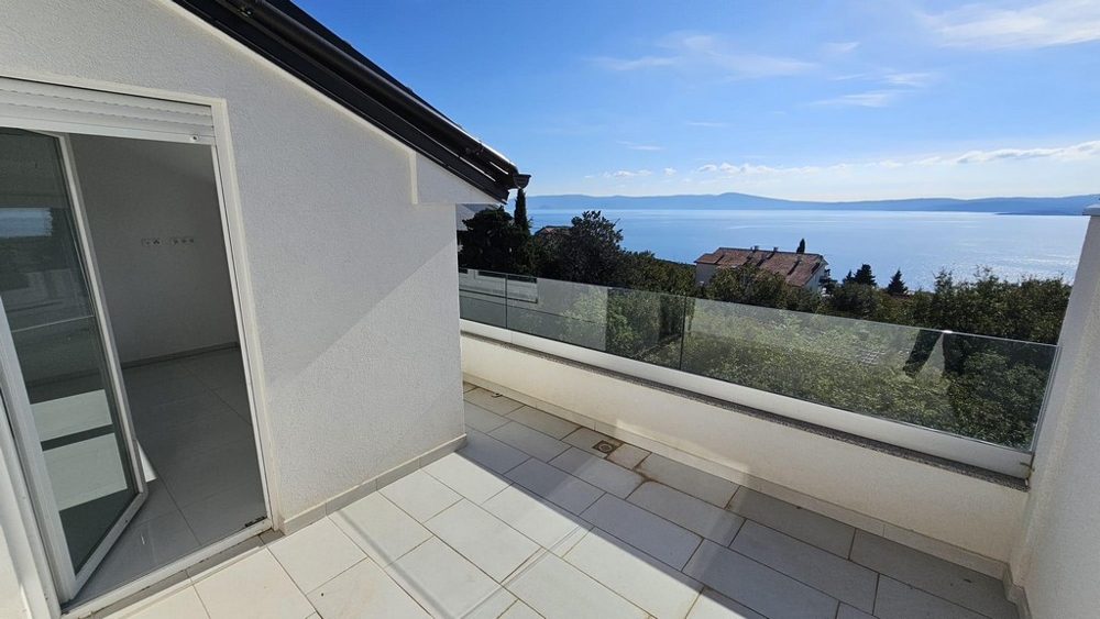 Bella vista mare dalla terrazza dell'immobile A3499 in Croazia.