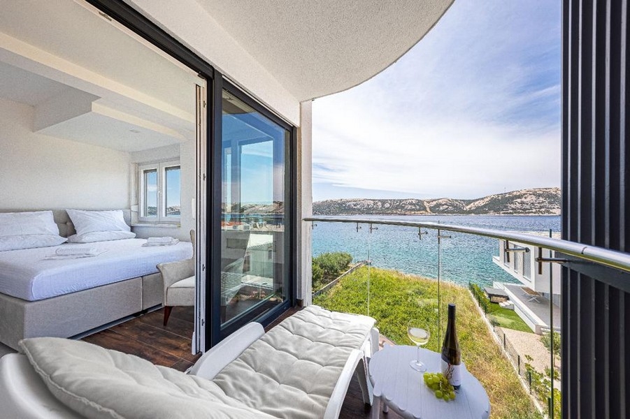 Appartamento con vista mare a Stara Novalja sull'isola di Pag