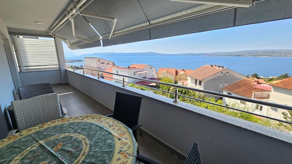 Appartamento con vista mare in vendita in Croazia.