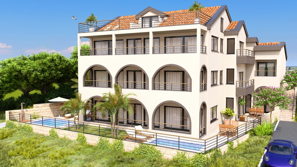 Appartamenti moderni di nuova costruzione nella zona di Trogir, Croazia, in vendita.
