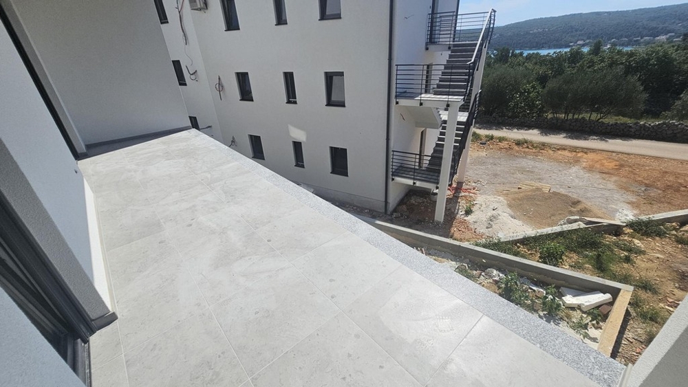 Balcone del nuovo appartamento a Soline