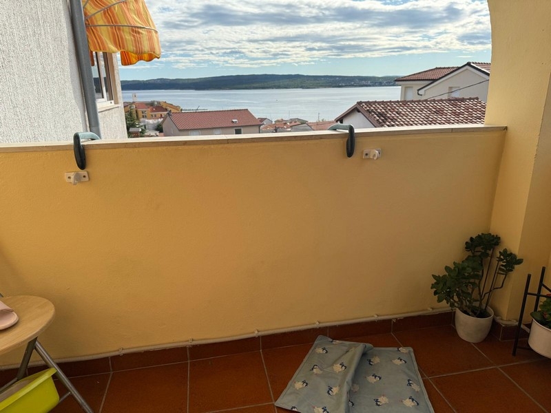 Balcone con bella vista mare - appartamento A3738 in Croazia.