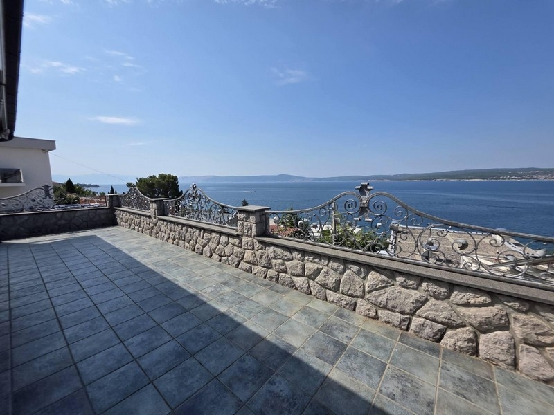 Terrazza dell'appartamento A3741 a Crikvenica, Quarnaro.