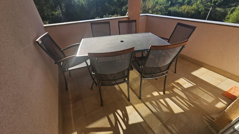 Terrazza dell'immobile A3747 di Panorama Scouting Croazia.