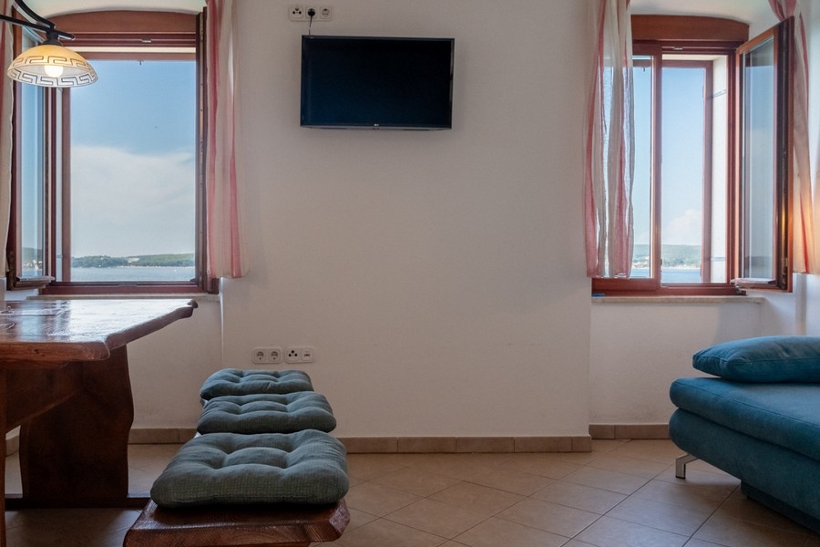 Soggiorno dell'immobile A3792 a Rovinj, Istria.