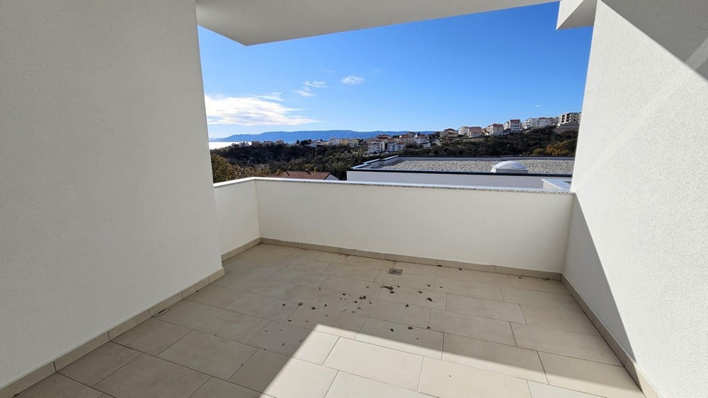 Balcone coperto con vista