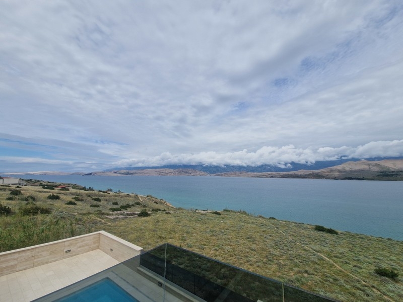 Vista mare dell'appartamento A3949 a Pag in Croazia.