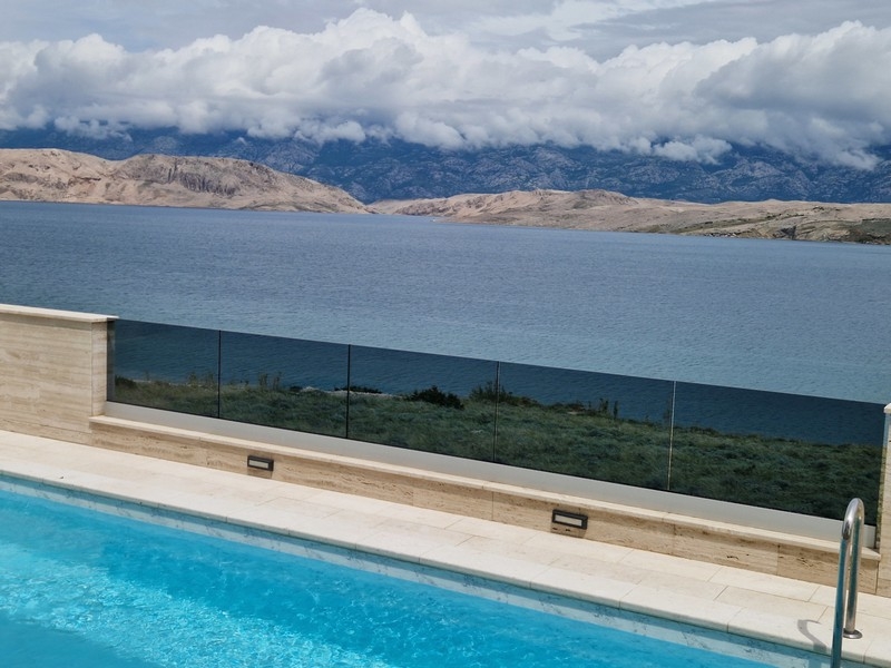 Appartamento con piscina e vista mare a Pag, Croazia - A3950.