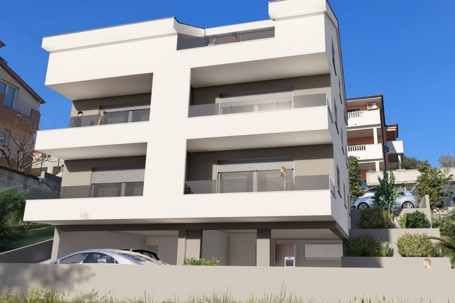 Attico di nuova costruzione in posizione tranquilla a Ciovo