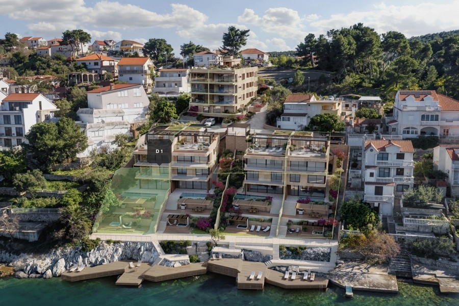 Appartamenti di lusso direttamente sul mare in Dalmazia