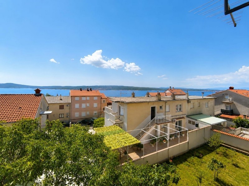 Vista sul mare e sulla costa in Croazia