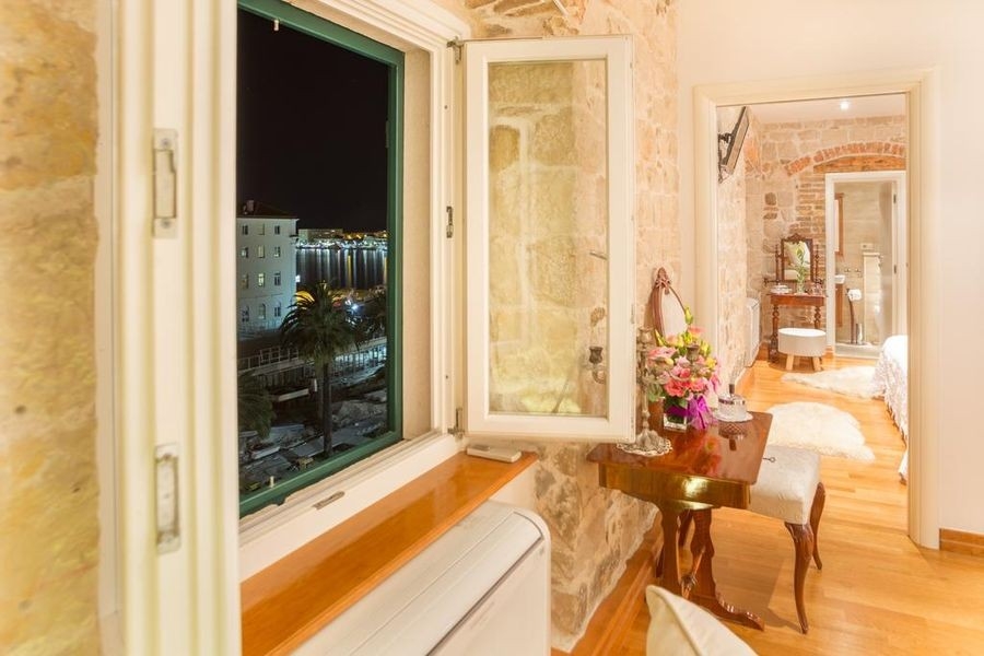 Vista sul mare dall'appartamento in Croazia