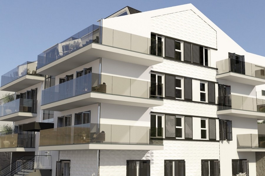 Edificio residenziale moderno di nuova costruzione con vista mare su Ciovo
