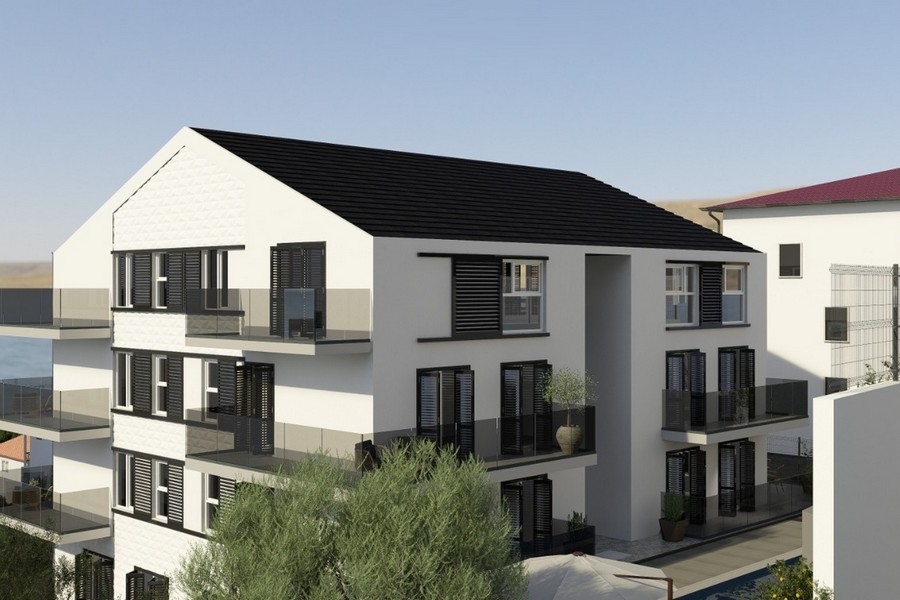Nuova costruzione con piscina condominiale e area solarium