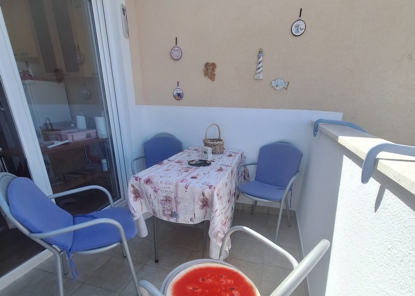 Balcone con accesso all'appartamento