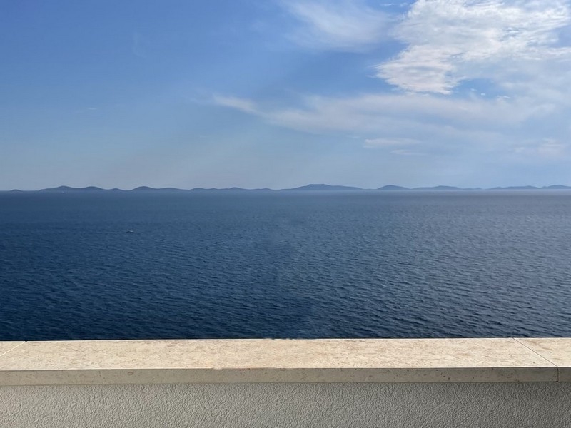 Vista mare dalla terrazza dell'appartamento a Murter, Croazia