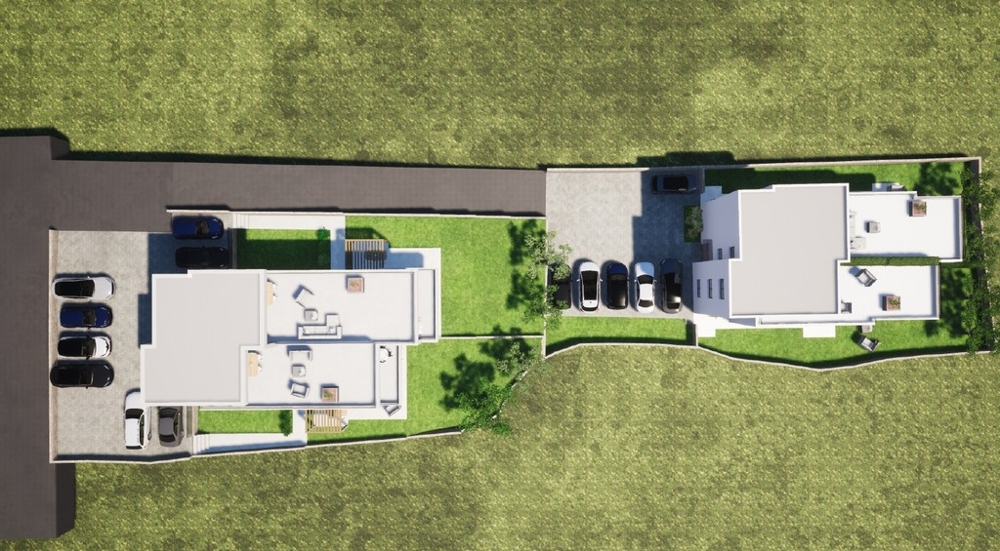 Veduta aerea del complesso residenziale a Tribunj