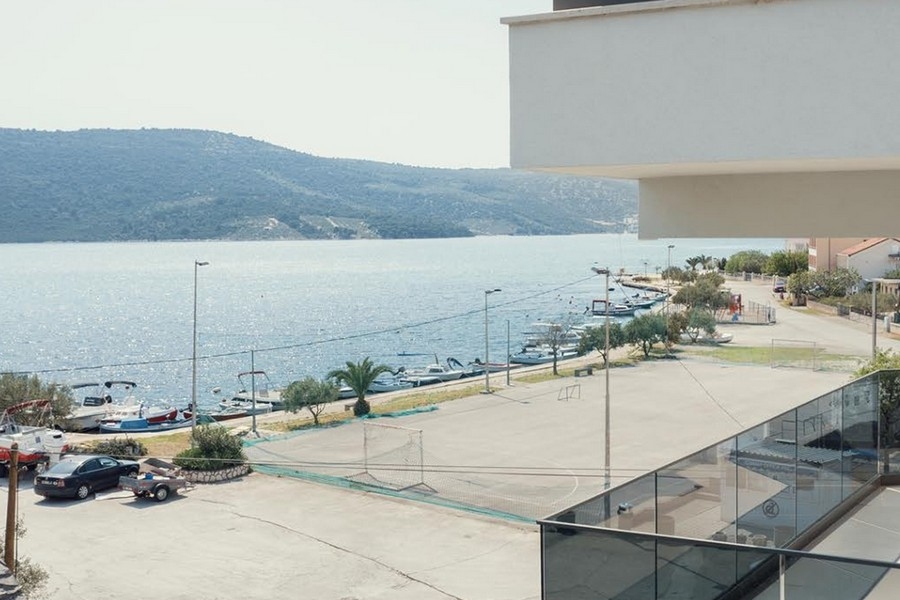 Appartamento in vendita in Croazia - vista mare dal balcone a Marina