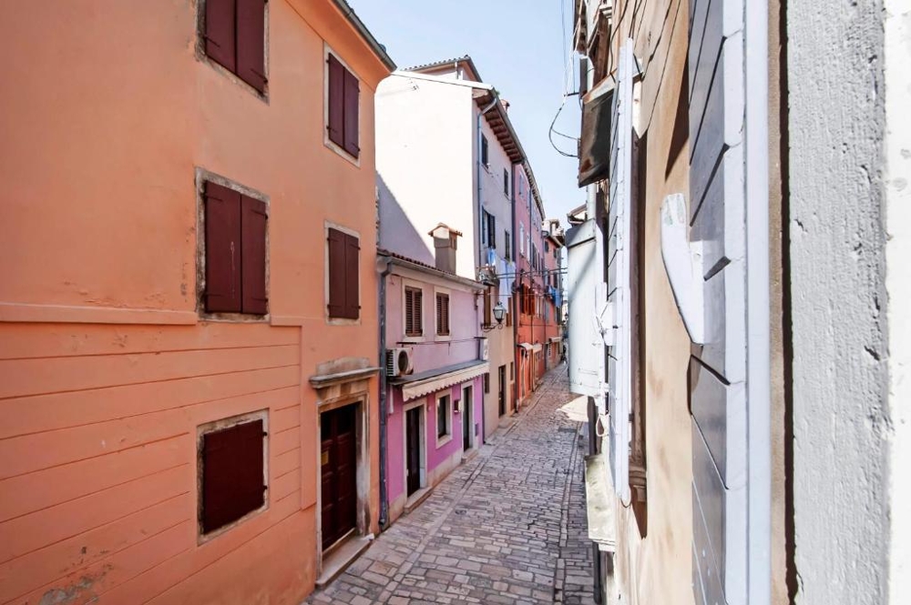 Vicolo nel centro storico di Rovinj