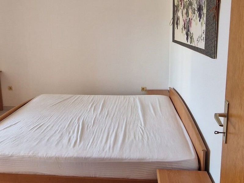 Camera da letto con letto matrimoniale e aria condizionata