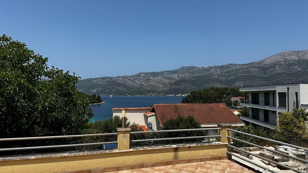 Appartamento con vista mare a Zrnovska Banja, isola di Korcula