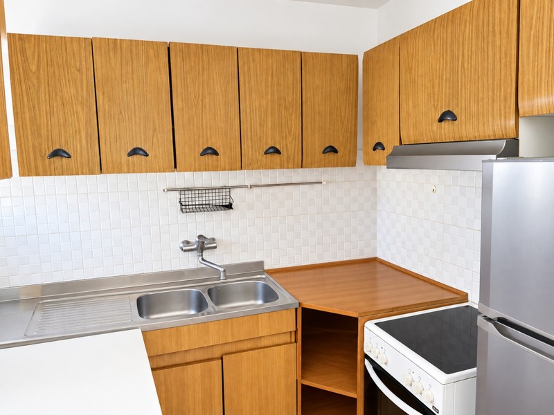 Blocco cucina con fornello