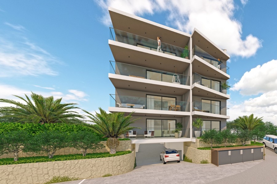 Nuovo appartamento con balcone esposto a sud-est sull'isola di Ciovo