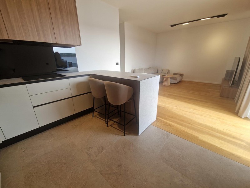 Cucina a vista con isola