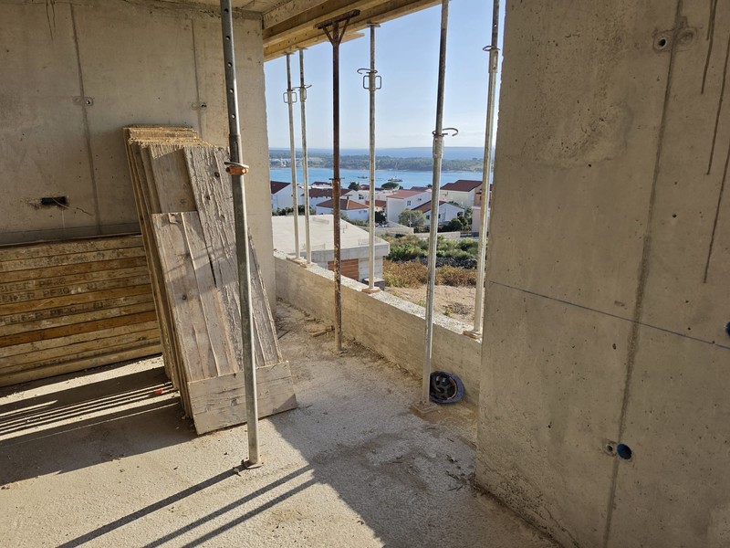 Appartamenti di nuova costruzione con vista mare a Novalja, isola di Pag