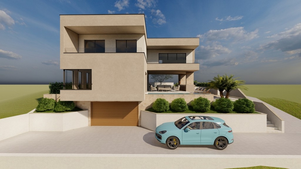 Progetto di massima per il terreno G477, in vendita in Croazia.