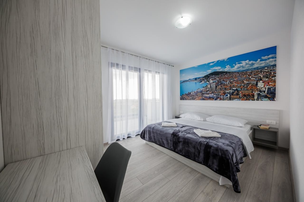 Vista su una delle camere da letto.