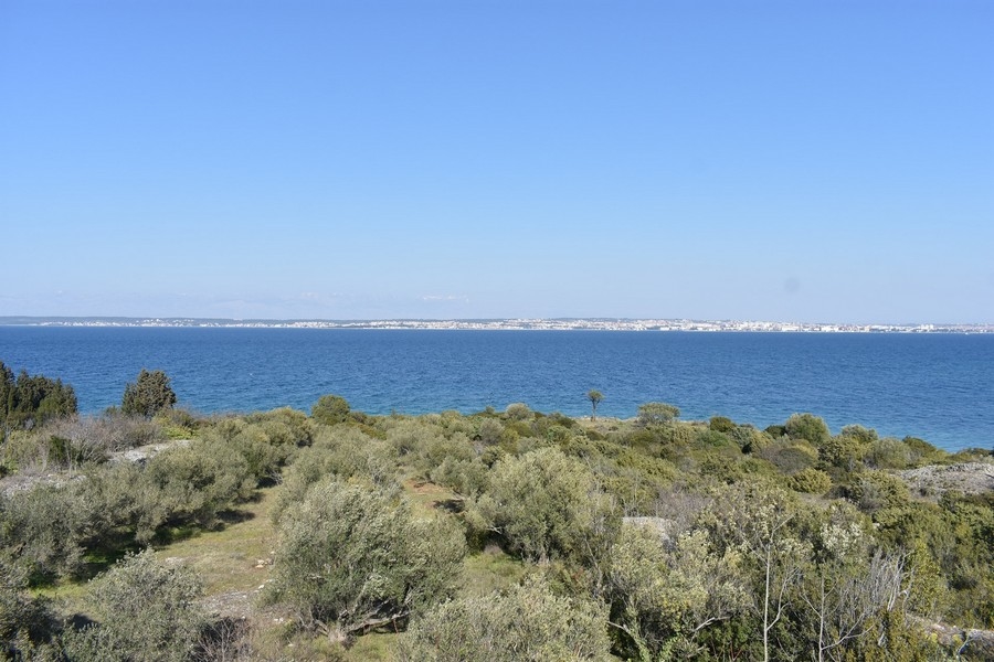 Vista sull'Adriatico in Dalmazia