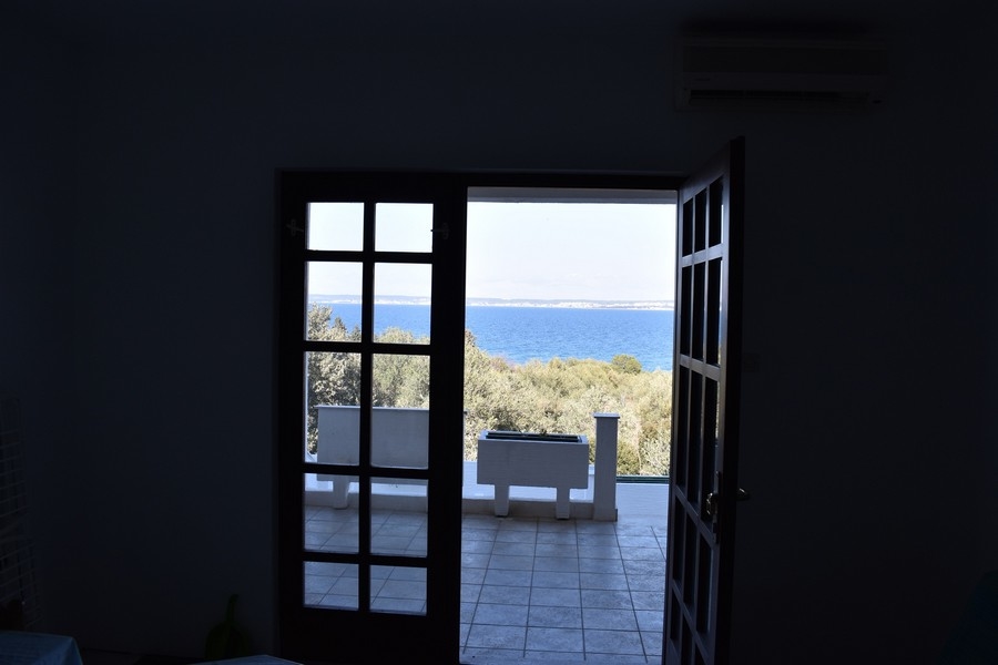 Zona giorno con vista mare