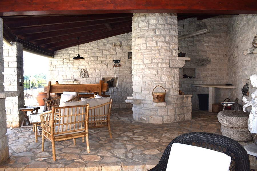 Barbecue dell'immobile H2272 in Istria - Panorama Scouting.