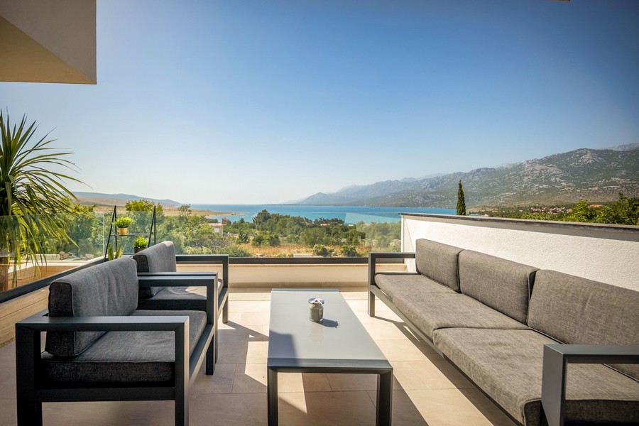 Terrazza con vista mare panoramica