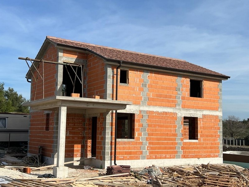 Nuova costruzione in posizione tranquilla vicino a Zadar, Croazia.