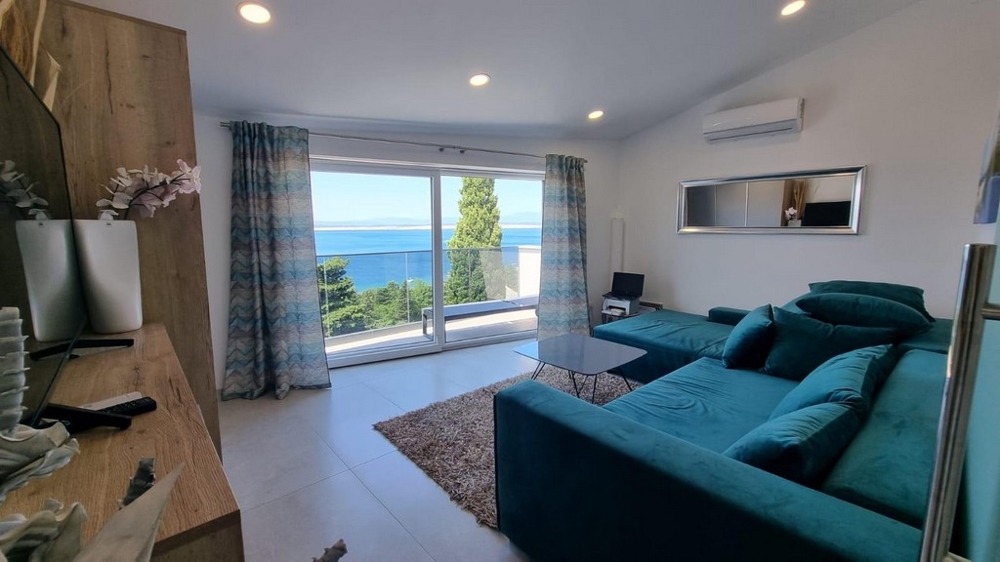 Soggiorno con vista mare
