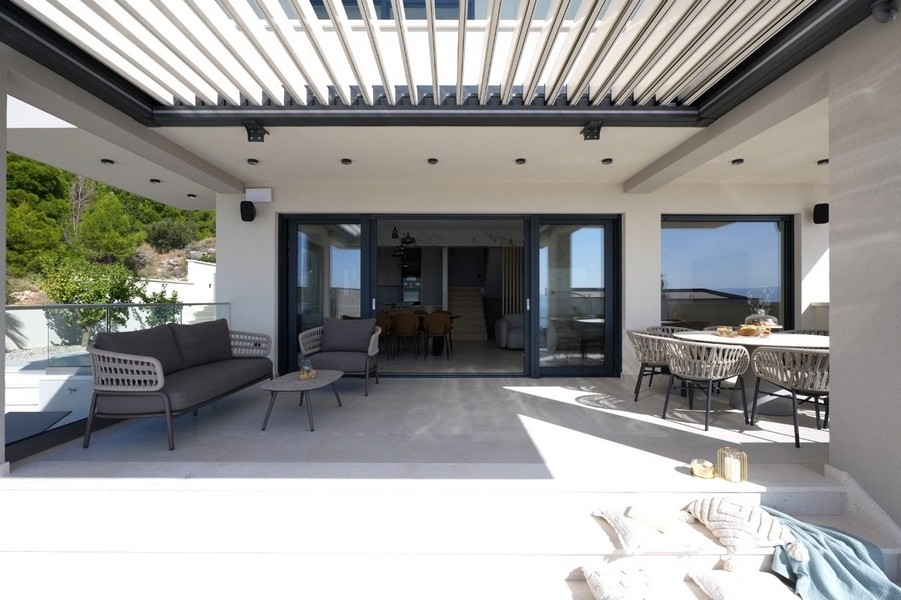 Terrazza con copertura