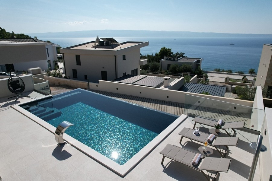 Vista mare dalla terrazza dell'immobile H2679 in Croazia - Panorama Scouting.