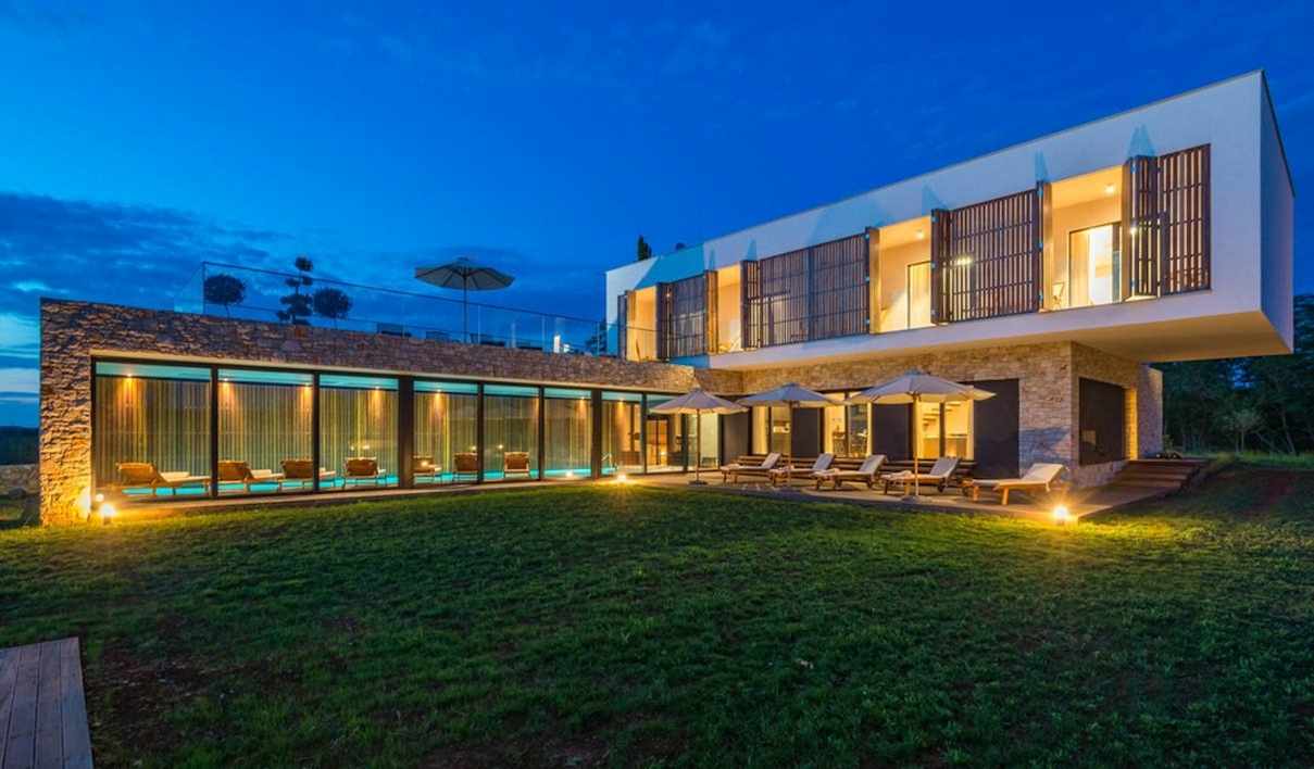Villa di lusso con piscina in Istria, nel nord della Croazia, in vendita.