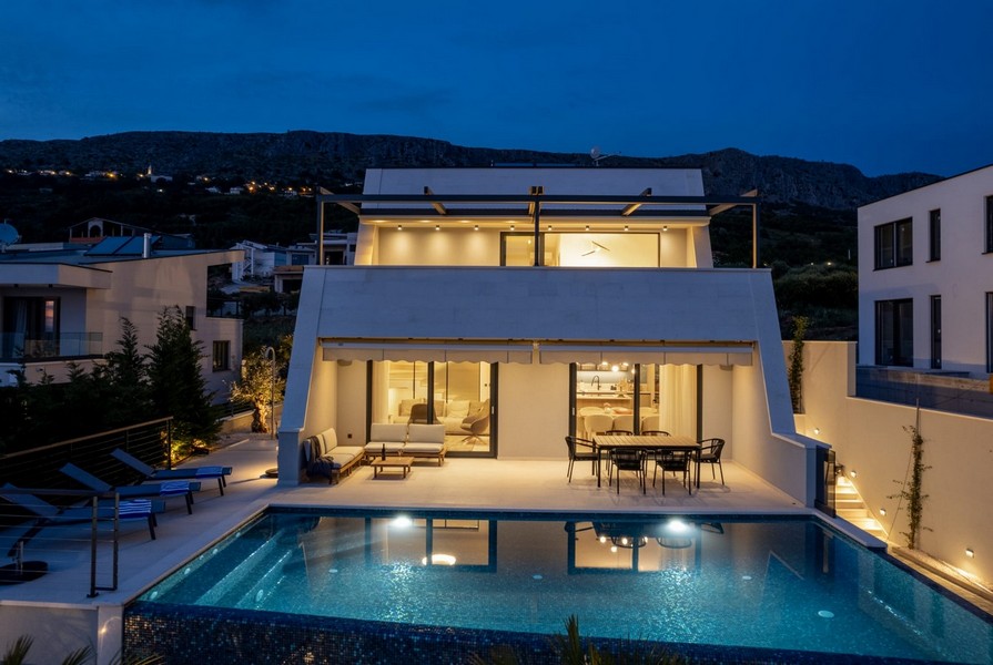 Struttura al grezzo della villa H2769, regione di Split - Croazia.