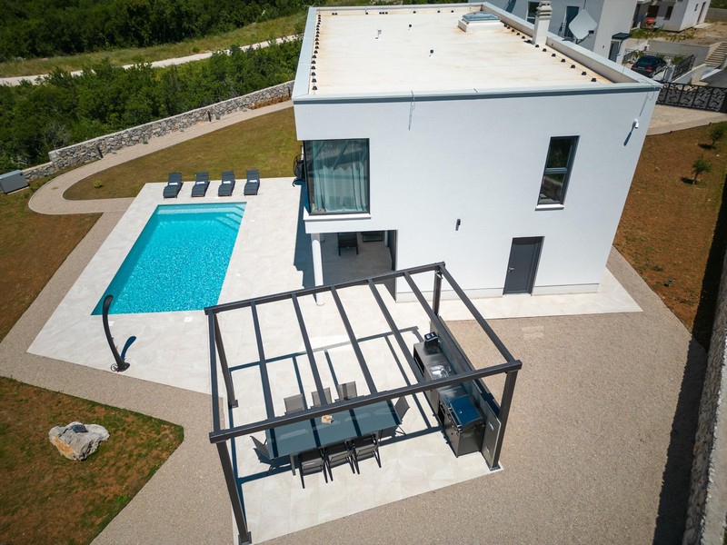 Villa moderna di nuova costruzione in vendita in Croazia - Panorama Scouting.